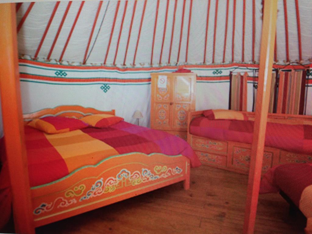 Camping Domaine De Mepillat Saint-Nizier-le-Bouchoux Kamer foto